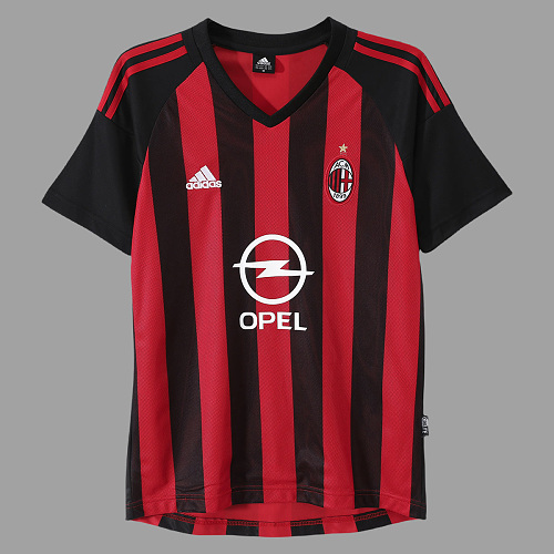 AC Milan 02/03 AC Milan Home Retro Soccer Jersey