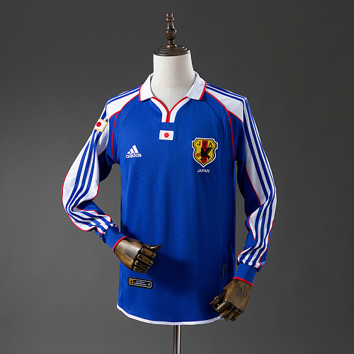 Japan Japan 2000 Home Long Sleeve Retro Jersey S-XXL
