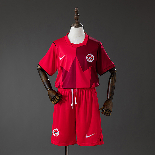 Canada Canada 2026 Home Kids Kit Jersey SIZE 16-28