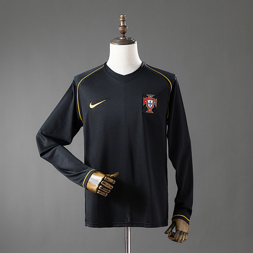Portugal Portugal 2006 Away Long-Sleeve Retro Jersey S-XXL