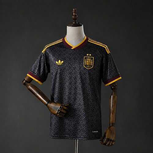 Spain Spain 2026 Special Edition 2-Star - Black Jersey S-4XL
