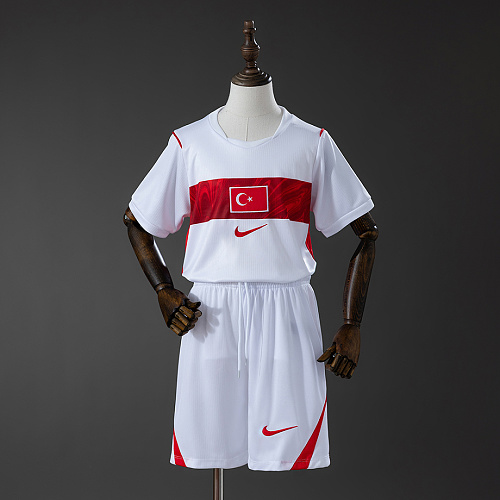 Turkey Turkiye 2026 Home Kids Kit Jersey Size 16-28