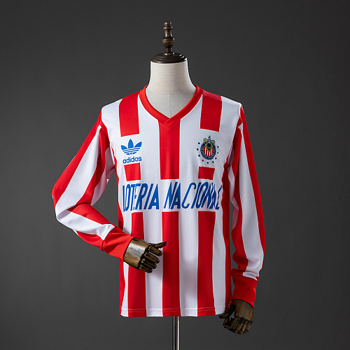 Chivas de Guadalajara Chivas de Guadalajara 91/92 Home Long-sleeved Retro Jersey S-XXL