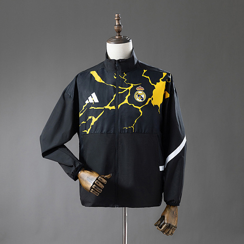 Real Madrid Real Madrid 25/26 Avengers - Pre-Match (Black) Windbreaker S-3XL