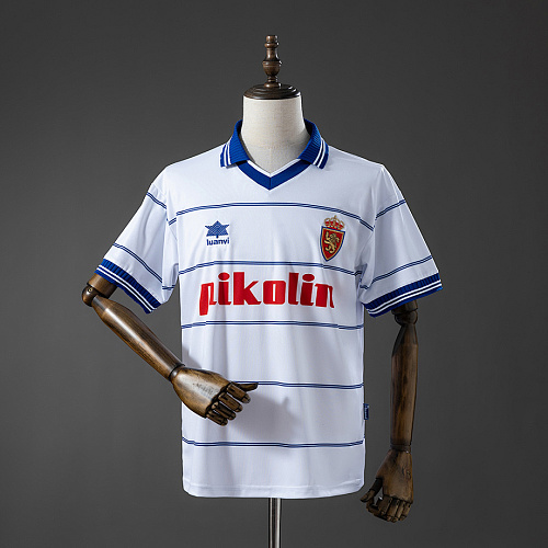 Zaragoza Zaragoza 99/00 Home Retro Jersey S-XXL