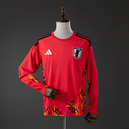 Japan Japan 2026 GK - Red Long-Sleeved Jersey S-4XL