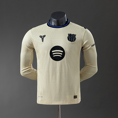Barcelona Barcelona 25/26 Player Version Away Long Sleeve Jersey S-3XL