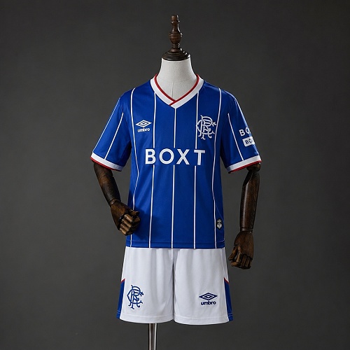Rangers Rangers 26/27 Home Kids kit Size 16-28