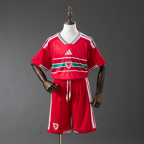 Wales Wales 2026 Home Kids Kit Jersey Size 16-28