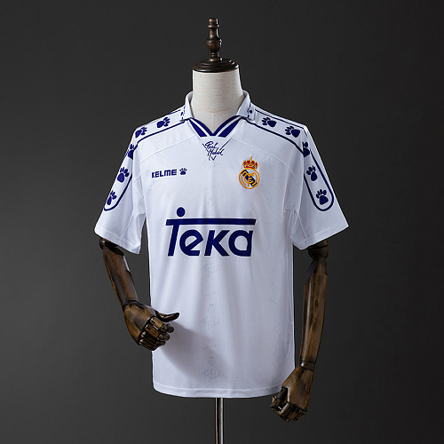Real Madrid Real Madrid 94/96 Home Retro Jersey S-XXL