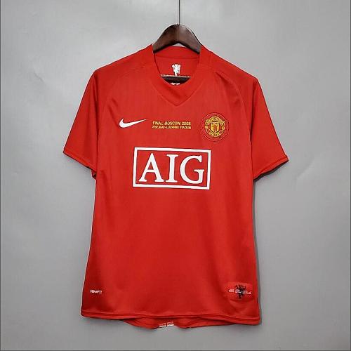 Manchester United Retro 07/08 M. United Champions League version home S-XXL
