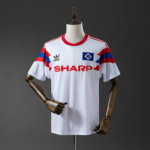 Hamburger SV Hamburger 90/91 Home Retro Jersey S-XXL