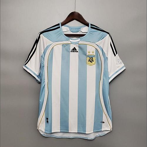 Argentina Retro 2006 Argentina home S-XXL