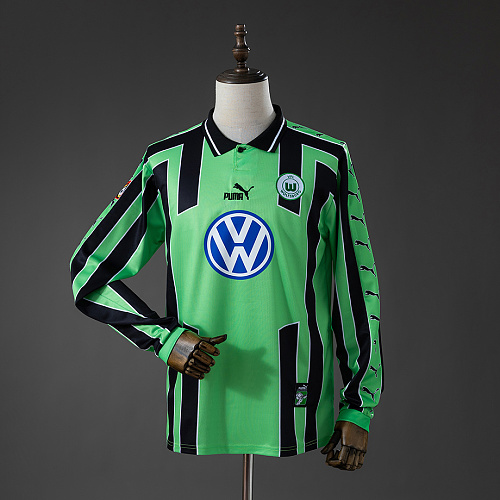 Wolfsburg Wolfsburg 99/00 Away Retro Long Sleeve Jersey S-XXL