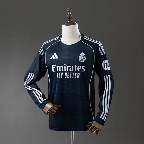 Real Madrid 25/26 Real Madrid Away long sleeve S-4XL