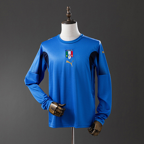 Italy Italy 2006 Home Long Sleeve Retro Jersey S-XXL