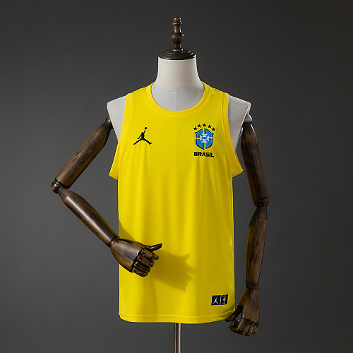 Brazil Brazil 2026 Training Vest Yellow S-4XL