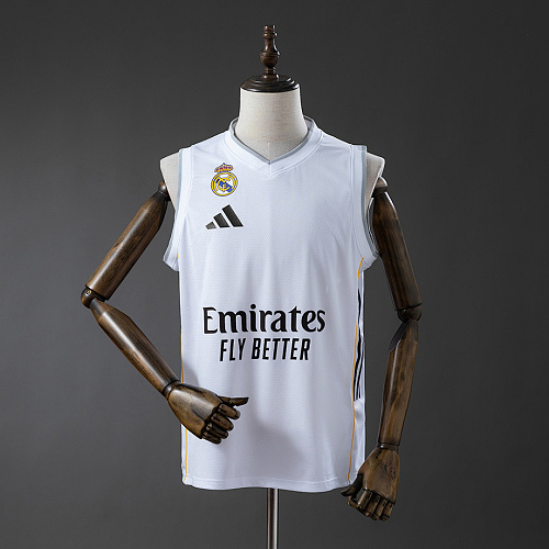 Real Madrid Real Madrid 25/26 Home Basketball Jersey S-XXL