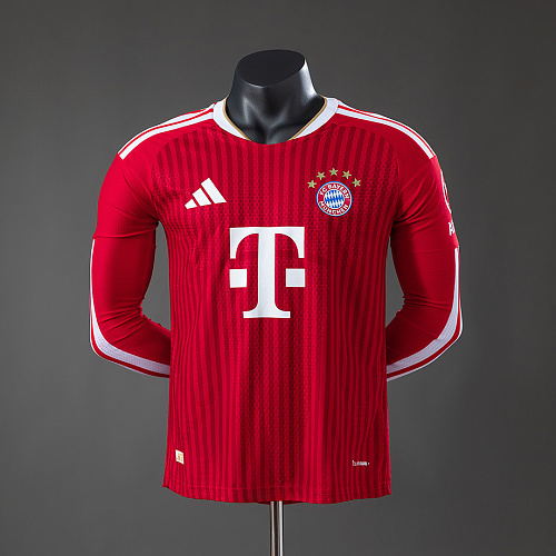 Bayern Munich Bayern Munich 26/27 Home Player Version Long Sleeved Jersey S-3XL