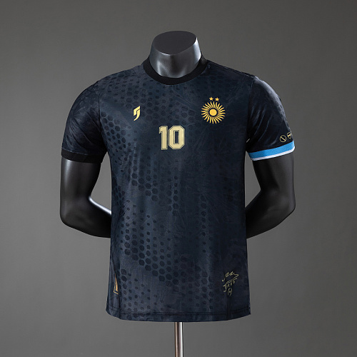 Argentina Argentina Maradona #10 Special Edition-Black Player Version Jersey S-2XL