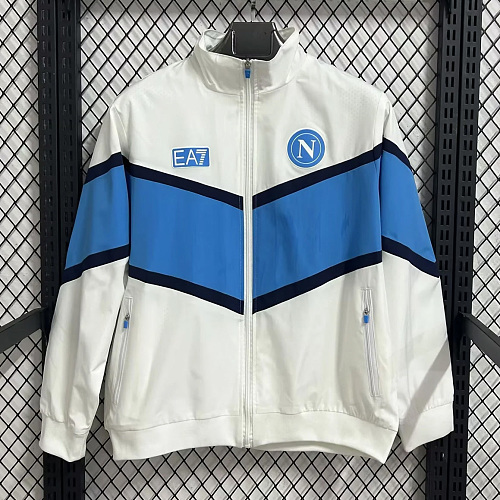 Napoli 25/26 Napoli White Blue Windbreaker
