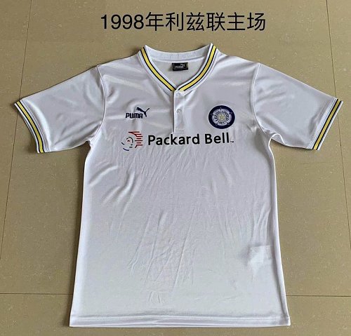 Leeds United 96/98 Leeds United Home Retro Soccer Jersey