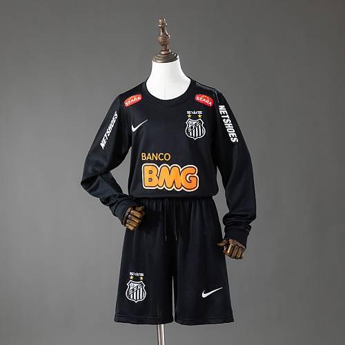 Santos Santos 12/13 Away Retro Long Sleeve Kids Kit Jersey Size 16-28