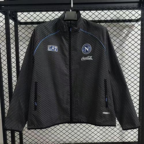 Napoli 25/26 Napoli pad printed black waterproof windbreaker