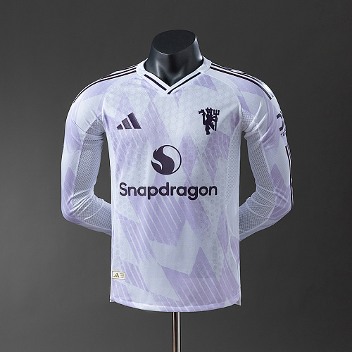 Manchester United M-U 25/26 Player Version Away Long Sleeve Jersey S-3XL