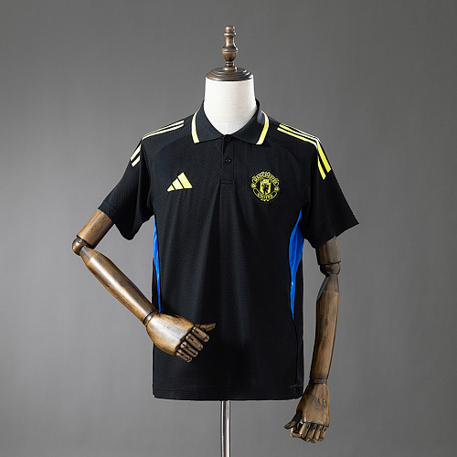 Manchester United M-U 25/26 POLO - Black S-XXL
