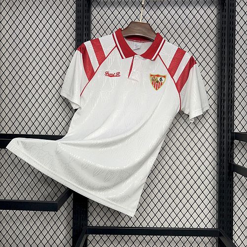 Sevilla Sevilla FC 1992/93 Home Retro Jersey