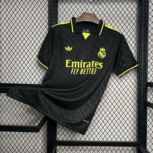 Real Madrid Real Madrid 2024/25 X BLACK AND NEON UNIQUE Jersey S-XXL