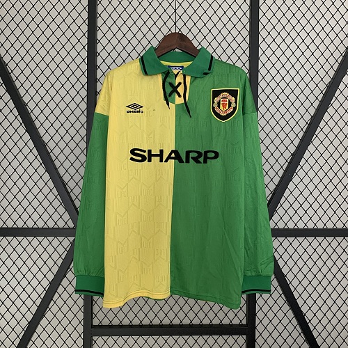 Manchester United Retro long sleeve M-U 92/94 third away S-XXL