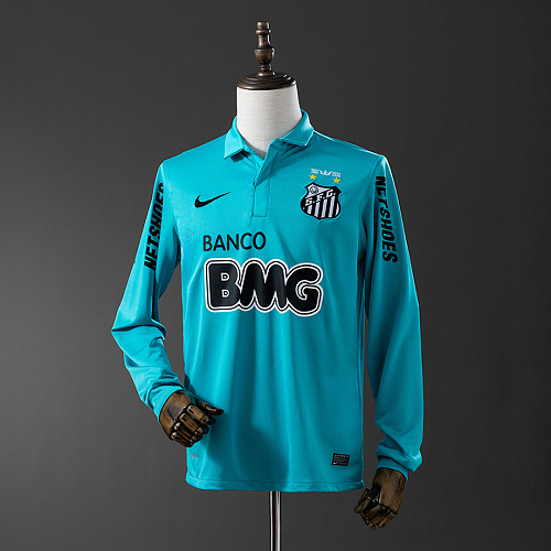 Santos Santos 12/13 Second Away Retro Long Sleeve Jersey S-XXL