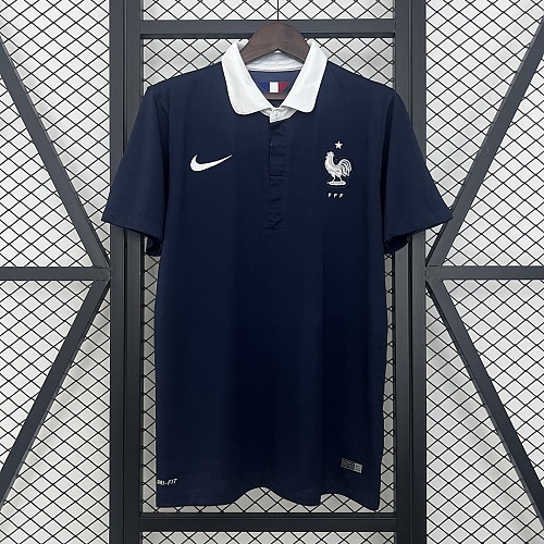 France Retro France 2014 Home S-4XL