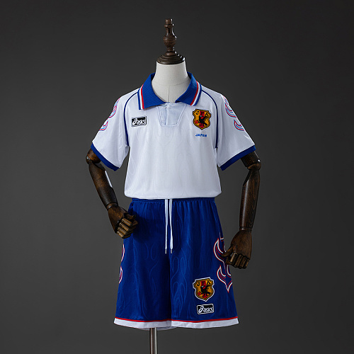 Japan Japan 1998 Away Retro Kids Kit Jersey SIZE 16-28
