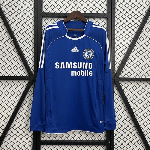 Chelsea Retro Long sleeve Chelsea 06/07 home S-XXL