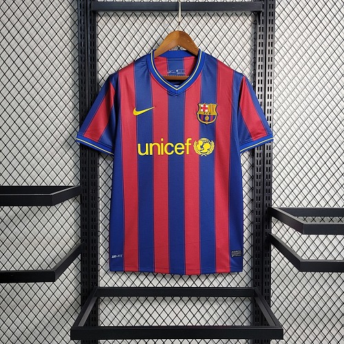 Barcelona Retro 09-10 Barcelona Home Size S-XXL