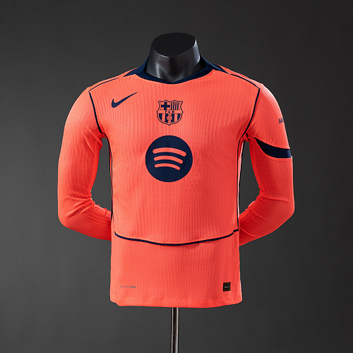 Barcelona Barcelona 25/26 Third Away Long-Sleeve Player Version Jersey S-3XL
