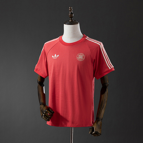Bayern Munich Bayern Munich Adicolor Classics 3-Stripes Red T-Shirt S-3XL