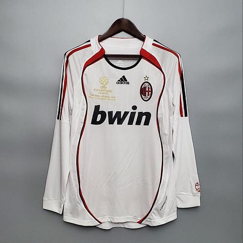 AC Milan Retro Long Sleeve AC 06/07 AWAY S-XXL