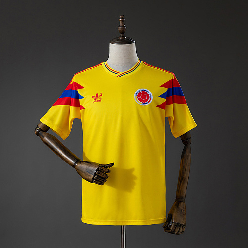 Colombia Colombia 1990 Originals Retro Home Jersey S-XXL