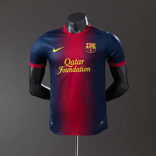 Barcelona Barcelona 12/13 Home Player Version Retro Jersey S-3XL