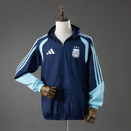 Argentina Argentina 2026 All Weather Jacket Windbreaker - Blue S-XXL