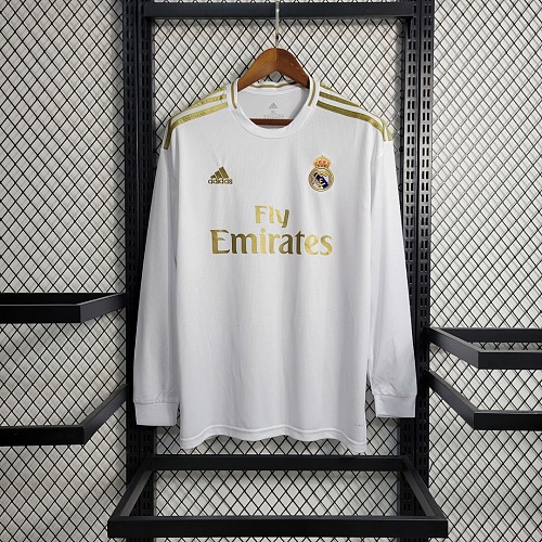 Real Madrid Retro19-20 Real Madrid Main Long Sleeve Size S-XXL