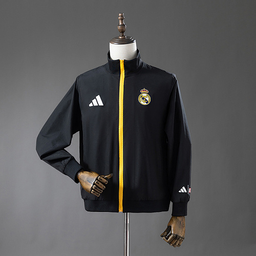 Real Madrid Real Madrid 25/26 Windbreaker - Black S-3XL