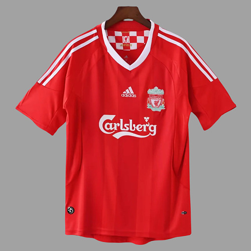 Liverpool 08/10 Liverpool Home Retro Soccer Jersey
