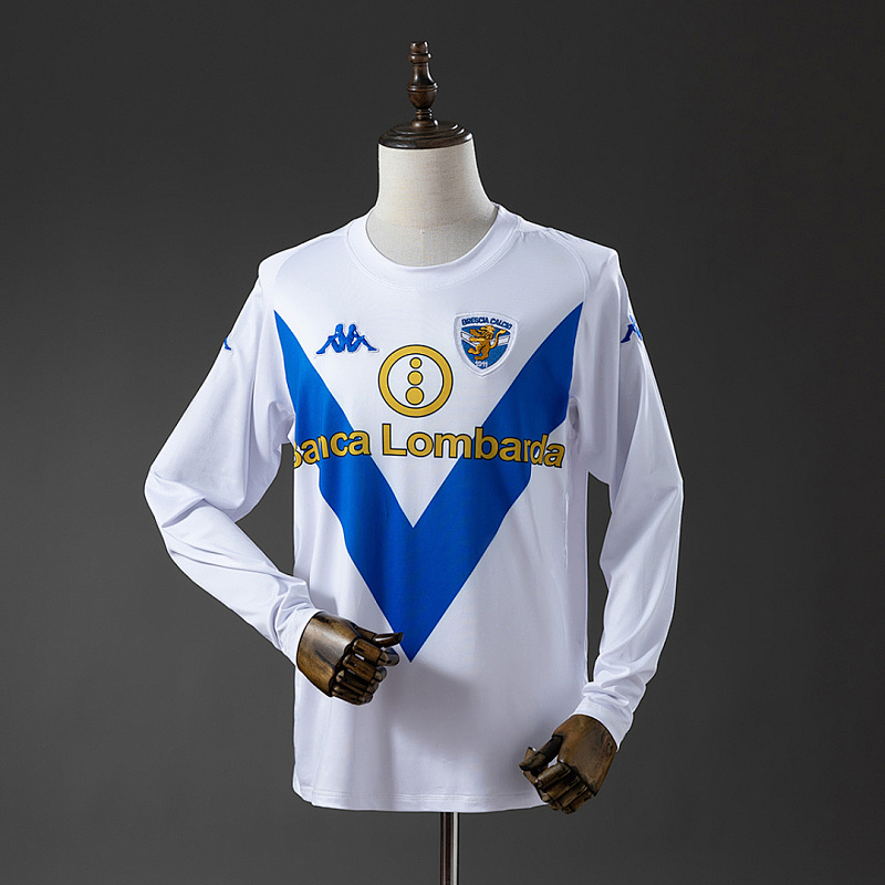 Brescia Calcio Brescia Calcio 2003 Away Long Sleeve Retro Jersey S-XXL