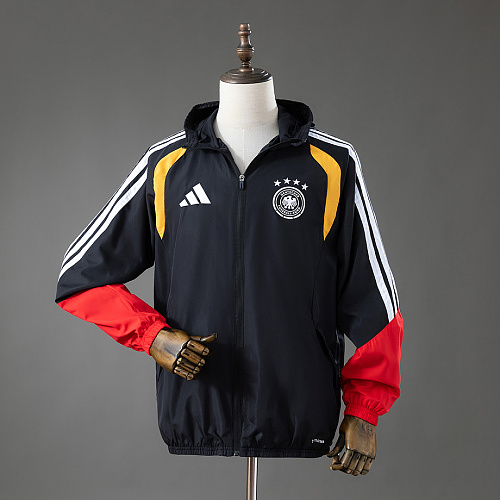 Germany Germany 2026 All Weather Jacket Windbreaker - Black S-XXL