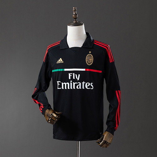 AC Milan AC Milan 11/12 Away Long Sleeve Retro Jersey S-XXL